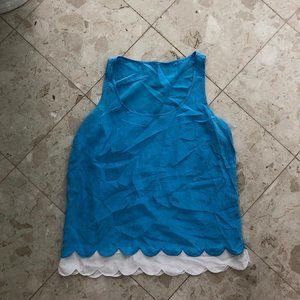 Lilly Pulitzer Scallop Tank Top